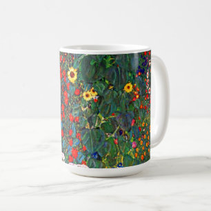 Gustav Klimt Blomsterträdgård Kaffemugg