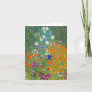 Gustav Klimt - Blomsterträdgård Kort