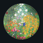 Gustav Klimt Blomsterträdgård Magnet<br><div class="desc">Gustav Klimt Blomsterträdgård magnet. Oljemålning på arbetsyta från 1907. Blomsterträdgården är en av Klimts mest berömd landskapspresentationer. Sommaren färg bröt ut i detta arbete med en vacker blandning av orange, rött, lila, blått, rosa och vita blommar. En underbar gåva till fläkt av Gustav Klimt, art nouveau, österrikisk symbol och blommigt....</div>