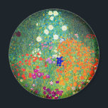 Gustav Klimt Blomsterträdgård Magnet<br><div class="desc">Magnet med Gustav Klimts oljemålning Blomsterträdgård (1906). En vacker trädgård av lila,  rött,  vitt,  blått och orange blommor. En underbar gåva till fläkt av Art nouveau och österrikisk konst.</div>