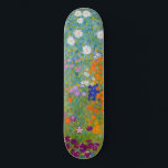 Gustav Klimt - Blomsterträdgård Mini Skateboard Bräda 18,5 Cm<br><div class="desc">Blomsterträdgård - Gustav Klimt 1905-1907</div>