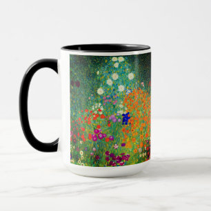 Gustav Klimt Blomsterträdgård Mugg