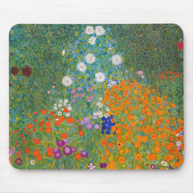 Gustav Klimt - Blomsterträdgård Musmatta (Framsidan)