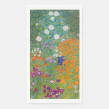 Gustav Klimt - Blomsterträdgård