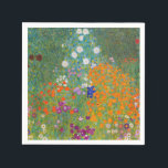 Gustav Klimt - Blomsterträdgård Pappersservett<br><div class="desc">Blomsterträdgård - Gustav Klimt 1905-1907</div>