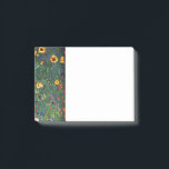 Gustav Klimt Blomsterträdgård Post-it Block<br><div class="desc">Post-it Notes som innehåller Gustav Klimts oljemålning Farm Garden med solblommor (1907). En vacker trädgård av solblommor och exquisite blue,  red,  lila,  rosa och vita blommor. En underbar gåva till fläkt av Art nouveau och österrikisk konst.</div>