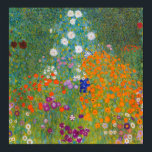Gustav Klimt - Blomsterträdgård Poster<br><div class="desc">Blomsterträdgård - Gustav Klimt 1905-1907</div>