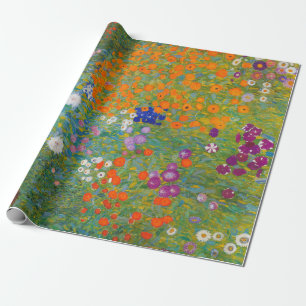 Gustav Klimt - Blomsterträdgård Presentpapper