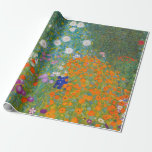 Gustav Klimt - Blomsterträdgård Presentpapper<br><div class="desc">Blomsterträdgård - Gustav Klimt 1905-1907</div>