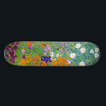 Gustav Klimt:Blomsterträdgård Skateboard Bräda 19,5 Cm<br><div class="desc">En vacker klassisk skateboard med en färgstark blomsterträdgård,  målad av den österrikiska symbolmålaren Gustav Klimt.</div>