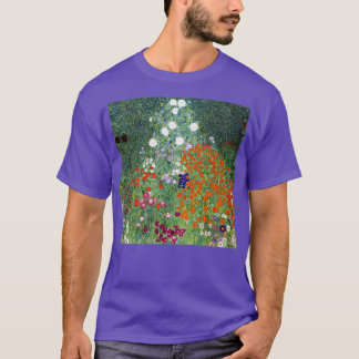 Gustav Klimt Blomsterträdgård T Shirt