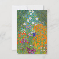Gustav Klimt - Blomsterträdgård