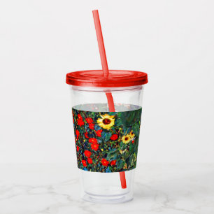 Gustav Klimt Blomsterträdgård Take Away Mugg