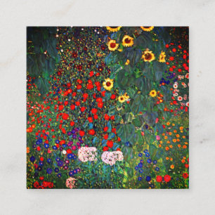 Gustav Klimt Blomsterträdgård Tilläggskort