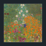 Gustav Klimt - Blomsterträdgård Trätavla<br><div class="desc">Blomsterträdgård - Gustav Klimt 1905-1907</div>