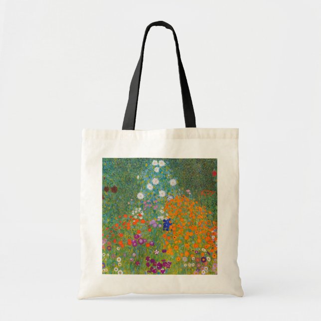 Gustav Klimt - Blomsterträdgård Tygkasse (Framsidan)