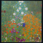 Gustav Klimt - Blomsterträdgård Tygservett<br><div class="desc">Blomsterträdgård - Gustav Klimt 1905-1907</div>