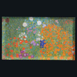 Gustav Klimt Blomsterträdgård Typ av skydd Bordskorthållare<br><div class="desc">En vacker trädgårdsmålning - det här är en klassisk målning av Gustav Klimt,  som heter Cottage Garden,  eller Bauergarten,  1907,  som är en nära blomsterträdgård,  en färgstark blommigt.</div>