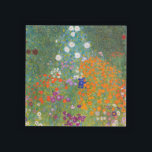 Gustav Klimt Blomsterträdgård Typ av skydd Bricka<br><div class="desc">En vacker trädgårdsmålning - det här är en klassisk målning av Gustav Klimt,  som heter Cottage Garden,  eller Bauergarten,  1907,  som är en nära blomsterträdgård,  en färgstark blommigt.</div>
