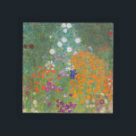 Gustav Klimt Blomsterträdgård Typ av skydd Bricka<br><div class="desc">En vacker trädgårdsmålning - det här är en klassisk målning av Gustav Klimt,  som heter Cottage Garden,  eller Bauergarten,  1907,  som är en nära blomsterträdgård,  en färgstark blommigt.</div>