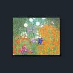 Gustav Klimt Blomsterträdgård Typ av skydd Canvastryck<br><div class="desc">En vacker trädgårdsmålning - det här är en klassisk målning av Gustav Klimt,  som heter Cottage Garden,  eller Bauergarten,  1907,  som är en nära blomsterträdgård,  en färgstark blommigt.</div>