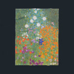 Gustav Klimt Blomsterträdgård Typ av skydd Fleecefilt<br><div class="desc">En vacker trädgårdsmålning - det här är en klassisk målning av Gustav Klimt,  som heter Cottage Garden,  eller Bauergarten,  1907,  som är en nära blomsterträdgård,  en färgstark blommigt.</div>