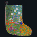 Gustav Klimt Blomsterträdgård Typ av skydd Liten Julstrumpa<br><div class="desc">En vacker trädgårdsmålning - det här är en klassisk målning av Gustav Klimt,  som heter Cottage Garden,  eller Bauergarten,  1907,  som är en nära blomsterträdgård,  en färgstark blommigt.</div>