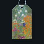 Gustav Klimt Blomsterträdgård Typ av skydd Presentetikett<br><div class="desc">En vacker trädgårdsmålning - det här är en klassisk målning av Gustav Klimt,  som heter Cottage Garden,  eller Bauergarten,  1907,  som är en nära blomsterträdgård,  en färgstark blommigt.</div>