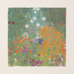 Gustav Klimt Blomsterträdgård Typ av skydd Sjal<br><div class="desc">En vacker trädgårdsmålning - det här är en klassisk målning av Gustav Klimt,  som heter Cottage Garden,  eller Bauergarten,  1907,  som är en nära blomsterträdgård,  en färgstark blommigt.</div>