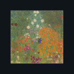 Gustav Klimt Blomsterträdgård Typ av skydd Trätavla<br><div class="desc">En vacker trädgårdsmålning - det här är en klassisk målning av Gustav Klimt,  som heter Cottage Garden,  eller Bauergarten,  1907,  som är en nära blomsterträdgård,  en färgstark blommigt.</div>