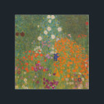 Gustav Klimt Blomsterträdgård Typ av skydd Trätavla<br><div class="desc">En vacker trädgårdsmålning - det här är en klassisk målning av Gustav Klimt,  som heter Cottage Garden,  eller Bauergarten,  1907,  som är en nära blomsterträdgård,  en färgstark blommigt.</div>