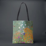 Gustav Klimt Blomsterträdgård Typ av skydd Tygkasse<br><div class="desc">En vacker trädgårdsmålning - det här är en klassisk målning av Gustav Klimt,  som heter Cottage Garden,  eller Bauergarten,  1907,  som är en nära blomsterträdgård,  en färgstark blommigt.</div>