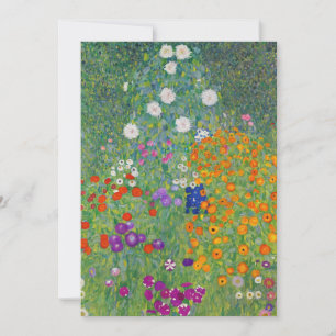 Gustav Klimt Blomsterträdgård Vintage Art nouveau