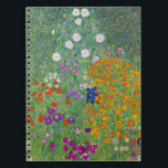 Gustav Klimt Blomsterträdgård Vintage Art nouveau Anteckningsbok<br><div class="desc">Gustav Klimt Blomsterträdgård Vintage Art nouveau Painting1907 Fine Art Painting</div>