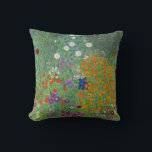 Gustav Klimt Blomsterträdgård Vintage Art nouveau Kudde<br><div class="desc">Gustav Klimt Blomsterträdgård Vintage Art nouveau Painting 1907 Fine Art Painting</div>