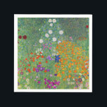 Gustav Klimt Blomsterträdgård Vintage Art nouveau Pappersservett<br><div class="desc">Gustav Klimt Blomsterträdgård Vintage Art nouveau Painting 1907 Fine Art Painting</div>