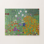 Gustav Klimt Blomsterträdgård Vintage Art nouveau Pussel<br><div class="desc">Gustav Klimt Blomsterträdgård Vintage Art nouveau Painting1907 Fine Art Painting</div>