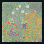 Gustav Klimt Blomsterträdgård Vintage Art nouveau Stenunderlägg<br><div class="desc">Gustav Klimt Blomsterträdgård Vintage Art nouveau Painting 1907 Fine Art Painting</div>