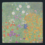 Gustav Klimt Blomsterträdgård Vintage Art nouveau Stenunderlägg<br><div class="desc">Gustav Klimt Blomsterträdgård Vintage Art nouveau Painting 1907 Fine Art Painting</div>