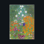 Gustav Klimt: Blomsterträdgård Visitkort<br><div class="desc">En härlig klassikervisitkort som presenterar en färgrik blomsterträdgård som målas av den österrikiska symbolistmålare Gustav Klimt.</div>