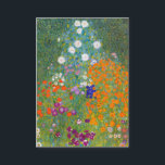 Gustav Klimt: Blomsterträdgård Visitkort<br><div class="desc">En härlig klassikervisitkort som presenterar en färgrik blomsterträdgård som målas av den österrikiska symbolistmålare Gustav Klimt.</div>