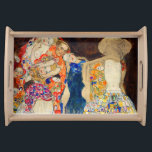 Gustav Klimt - Briden (oavslutad) Frukostbricka<br><div class="desc">Bride (oavslutad) - Gustav Klimt,  Oil on Canvas,  1917-1918</div>