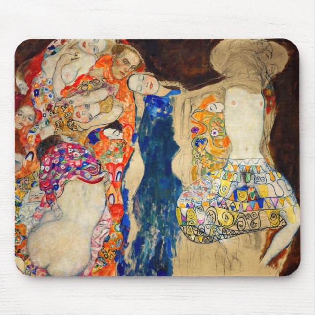 Gustav Klimt - Briden (oavslutad) Musmatta (Framsidan)