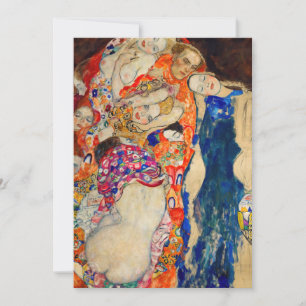 Gustav Klimt - Bruden (ofullbordad) Inbjudningar