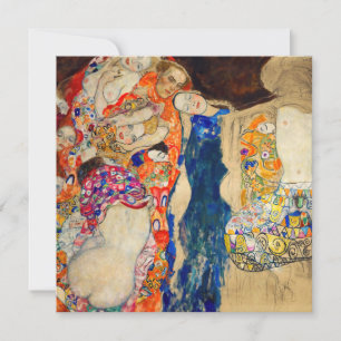 Gustav Klimt - Bruden (ofullbordad) Tack Kort