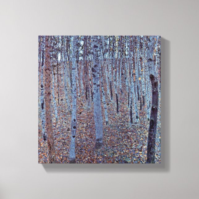 Gustav Klimt - Buchenhain Canvastryck (Framsida)