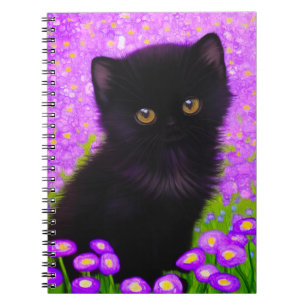 Gustav Klimt Cat Anteckningsbok