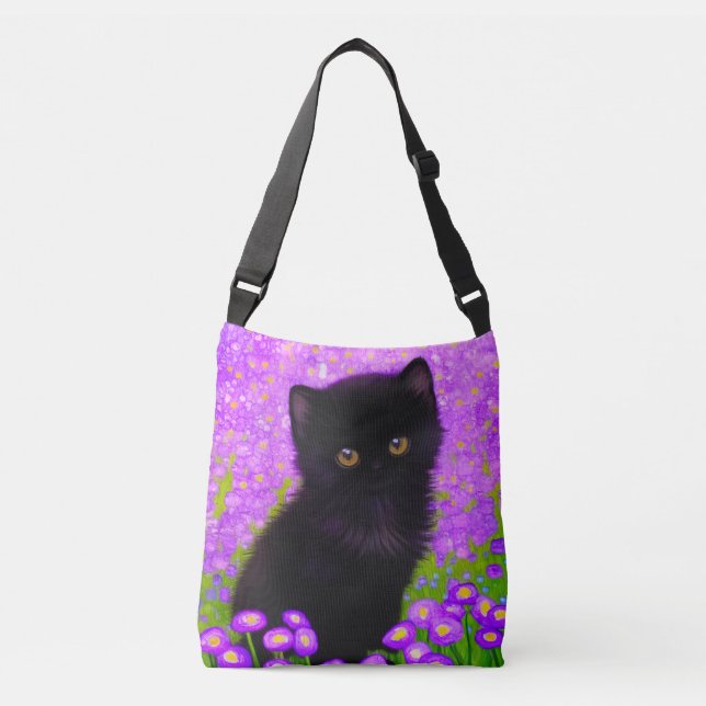 Gustav Klimt Cat Axelväska (Framsida)