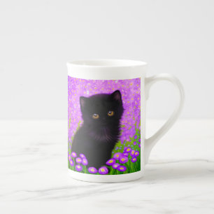 Gustav Klimt Cat Benporslin Mugg