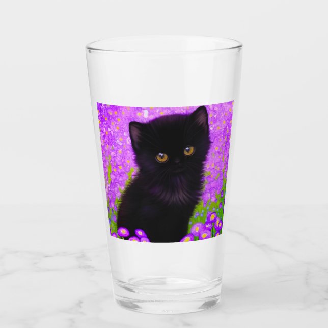 Gustav Klimt Cat Glaskopp (Framsida)